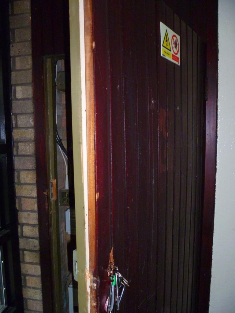Image 2: Image 3: Section 8: Structural Protection 9 Findings: Priority: 3 Electrical cupboard within the staircase enclosure whilst enclosed in concrete enclosure did t appear to be adequately fire