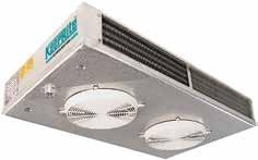 Air and electric defrost models for -10 F and above space temperatures Air defrost models available from 1,000 to 5,100