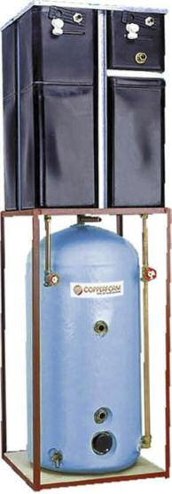 formpak formpak Formpak combines a Grade 3 copper cylinder with a black polythene cold feed tank and is a complete steelframed unit with interconnecting pipework.
