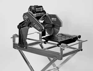 MK-100 Tile Saw STAND FOLDING STAND CAUTION The MK-100 weighs
