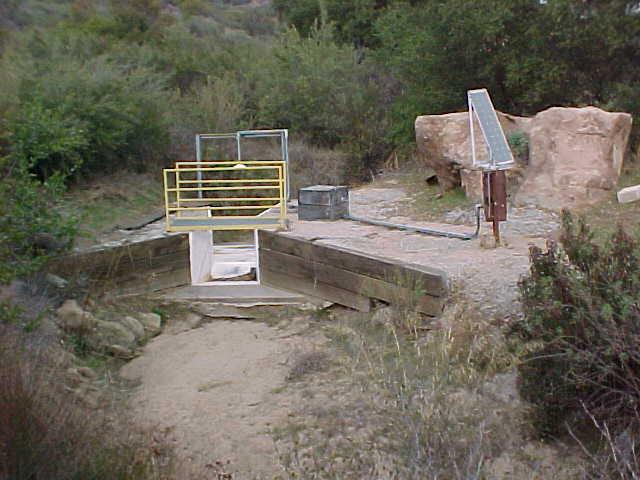 Outfall 001 (Southeast) Before 2005 Fire BMPs In Place Upstream settling pond