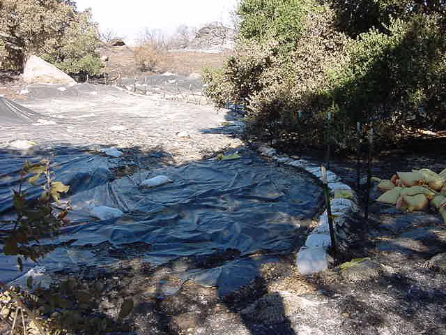 Outfall 006 (FSDF 2) After 2005 Fire BMPs Damaged All