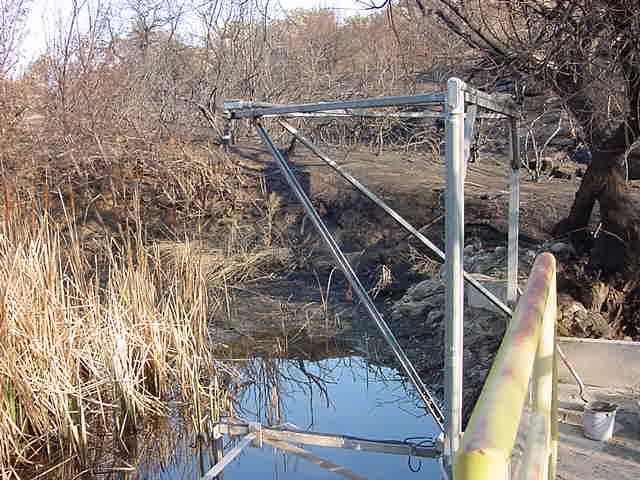 Outfall 011 After 2005 Fire BMPs Damaged All