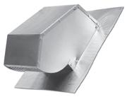 9 6 7 Damper & screen prevents outside elements from entering the vent Includes collars to adapt to 3" or 4" exhaust ducts 1 -