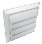 Kitchen wall vents 346S 6 Aluminum Vent with Screen 1 - aluminum vent Spring controlled damper 361W 6 Plastic Louvered Vent 2 1 - louvered