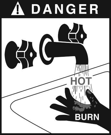 Water Heater Start-Up DANGER HO WAER CAN SCALD! Water temperatures over 5ºF can cause severe burns instantly, or death from scalds. Feel water before bathing or showering.