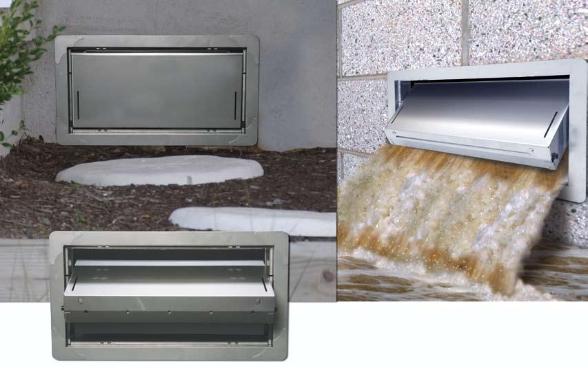 Insulated Flood Vent - Model: 1540-520 High Efficiency Insulated Flood Vent Superior Automatic Flood Protection ICC-ES Evaluated and FEMA Accepted Foundation Flood Vents n Potential savings on