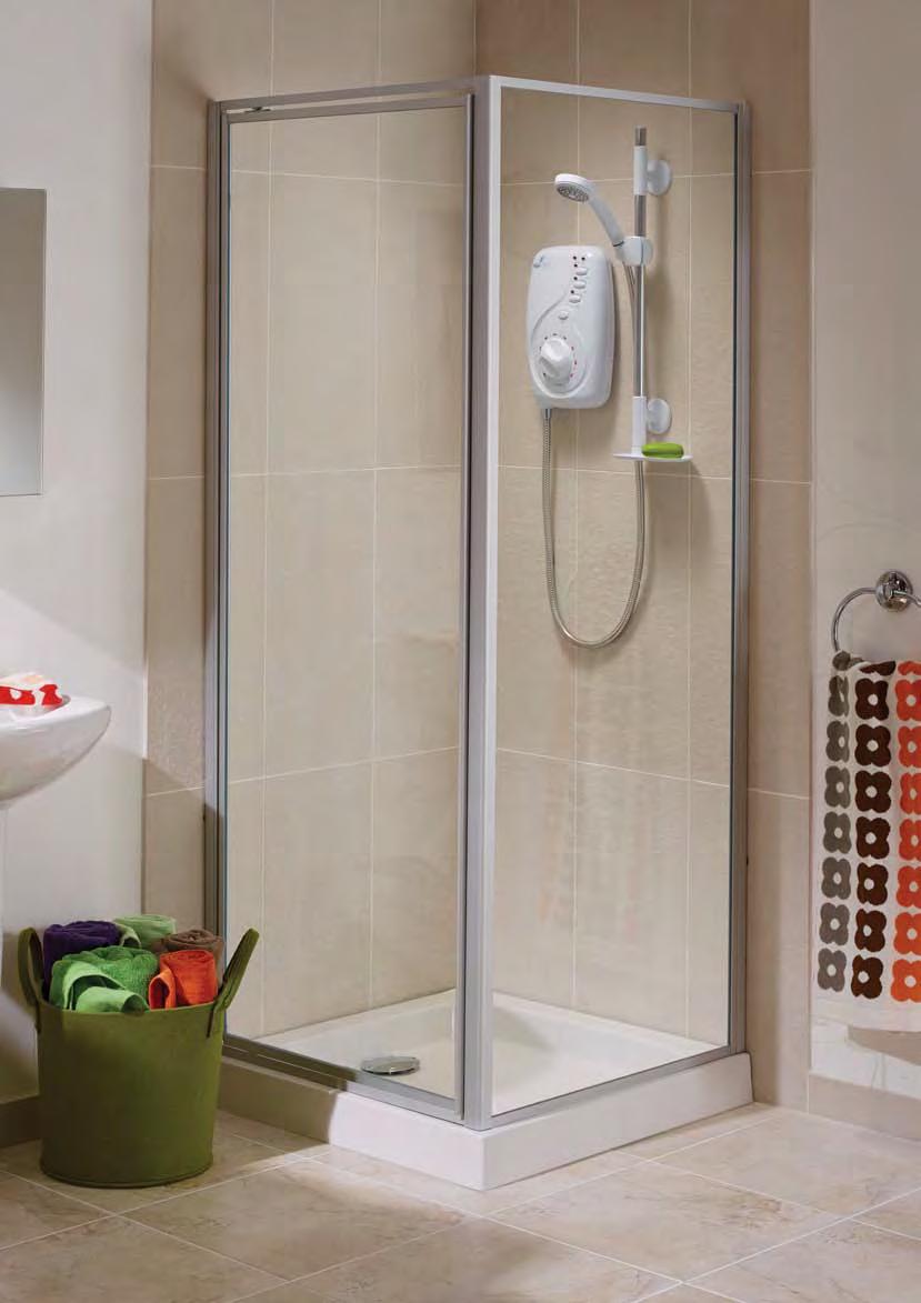 Aqua 4000si With a stylish design and advanced safety features, the Aqua 4000si is the perfect shower for modern family bathrooms.