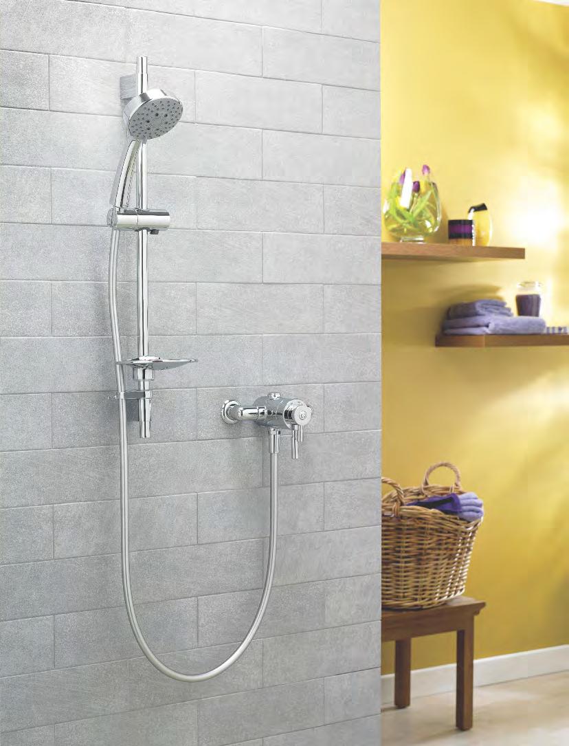 CONCENTRIC SHOWERS SHOWERS MATCHING TAP RANGE For ARTESIAN taps see PG 72-73 Concealed Valve Concealed Valve Exposed Valve Exposed Valve 1 3 AZURE CONCENTRIC SHOWER WITH SINGLE MODE KIT