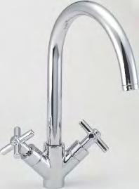 pressure required 0.5 bar Swivelling spout Swivelling spout See page 137 for technical specifications.
