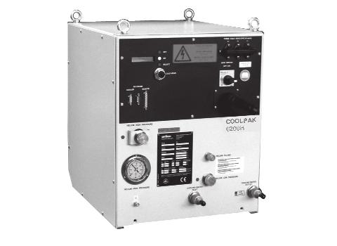 Compressor Units for Mechanically Driven Cold Heads and Pumps, Water Cooling COOLPAK 6000 HMD/6200 HMD Serves the purpose of individually driving the cold heads with
