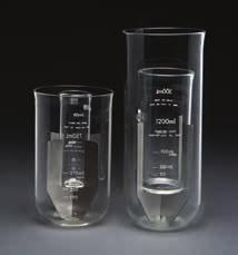 A complete Fast- Freeze Flask includes a rubber top, glass bottom and a supply of filter paper. Tops, bottoms and filter paper are available separately as replacement components.