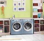 Stack It Pair the front load washer with its perfectmatch dryer.