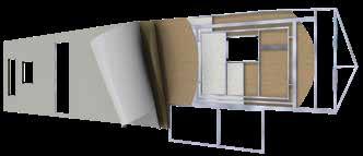 Second Layer of 1/8 Plywood» 4. Hi Density EPS Foam» 5. Heavy Gauge Aluminum Framing» 6.