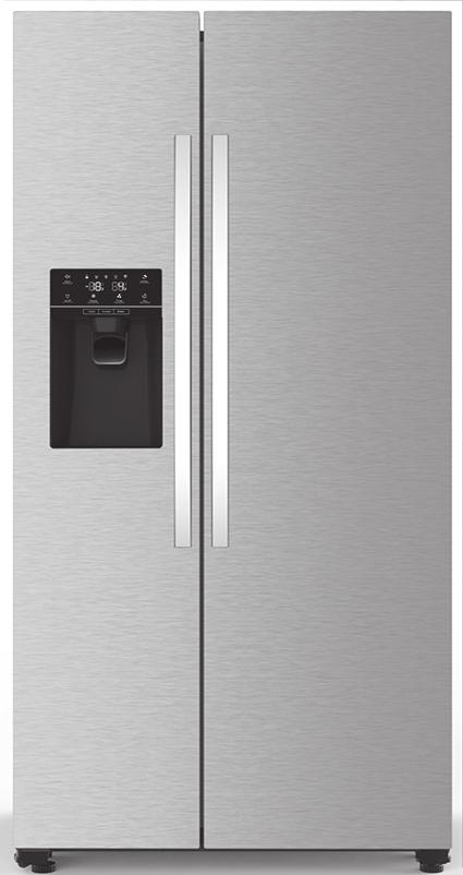 American Style Fridge Freezer with Water and Ice