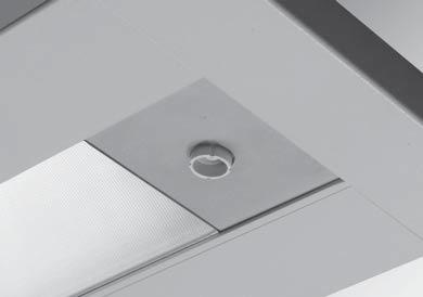 Sensitivity Create a truly smart lighting system by combining DaySense's innovative light-sensing technology with a variety of standard Corelite suspended direct-indirect fl uorescent lighting