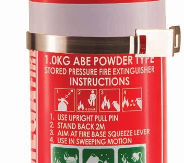 0KG extinguisher specifically is the perfect compromise between size and power to have around for that emergency fire.