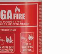 said that the ABE Powder Type extinguisher