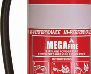 HEAVY DUTY These MegaFire High Performance Fire Extinguishers