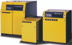 Small footprint Intelligent component layout gives KAESER's COMPACT blower its name. All valves are mounted directly on the blower unit.