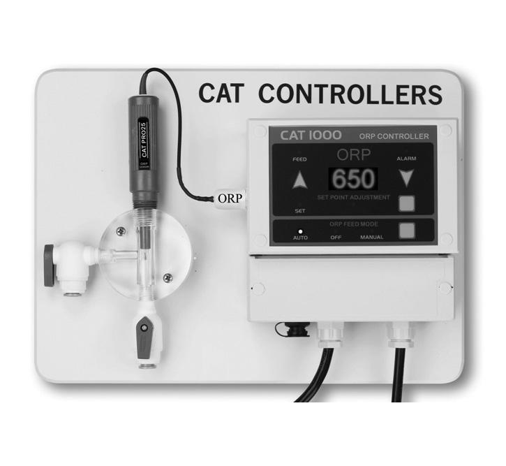 092429A RevA CAT-1000-ORP Automated ORP Controller Owner s Manual Contents Warnings...2 Introduction...4 Important Information...4 Installation...6 Operation...8 Maintenance...12 Troubleshooting.