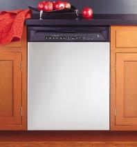 element Note: bold = feature upgrade from previous model Certified to exceed ENERGY STAR GE Triton XL Built-In Dishwasher GSD6860JSS Stainless steel exterior Long, flat door Countdown display with