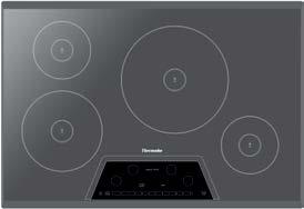 CIT304KM 30-INCH INDUCTION COOKTOP MASTERPIECE SERIES, SILVER MIRRORED FINISH - Silver Mirrored Finish striking and bold design offers the perfect companion solution for stainless steel products -