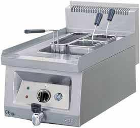 Pasta Cooker OMF 4065 Electric Pasta Cooker Over Bench Monoblock water basin with a capacity