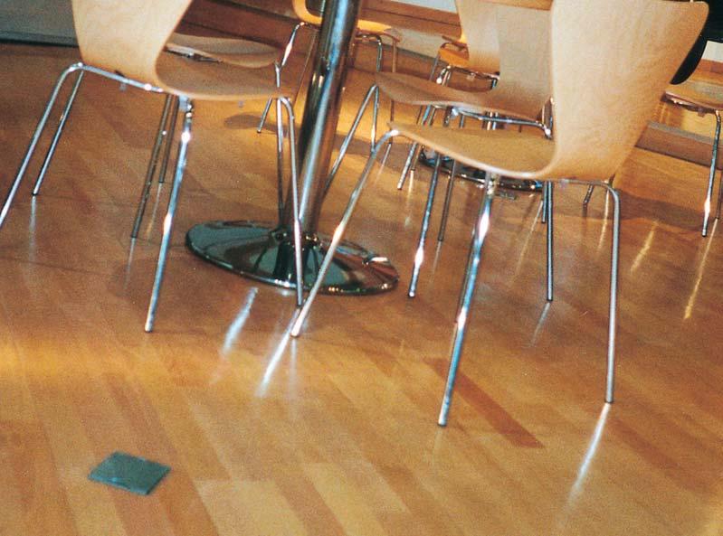 Cafe/Customer Centre Light beech bonded flooring system (or Amtico eqivalent).