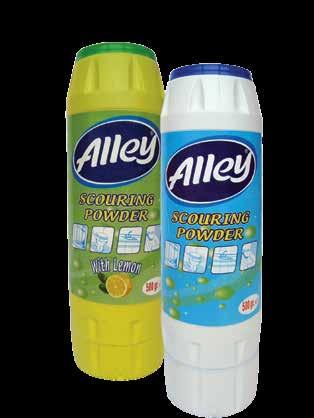 Alley Cream cleanser removes oily stains easily via its special formula, leaves no residue and can