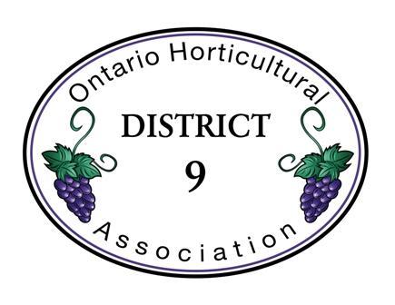 ONTARIO HORTICULTURAL ASSOCIATION DISTRICT 9 Fall Forum Niagara Splendour Saturday, September 24, 2011 Coronation 50 Plus Recreation Centre 5925 Summer Street (Please consult enclosed map on page 5