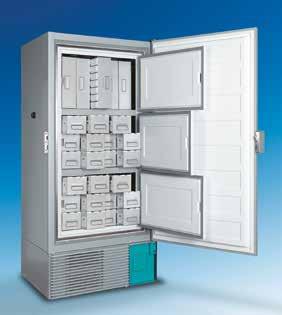 Low noise levels The cabinet and cooling system are designed to minimize noise, so the ULT freezers can be placed in laboratories or hospitals without disturbing operators.