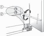 INSTALLATION INSTRUCTIONS LEVELLING THE APPLIANCE The refrigerator has two front and two rear wheels at the base of the product on each side that can be adjusted (see Figure A), or four wheels of