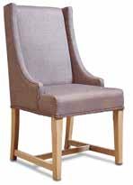Dining Chair 49 x 43 x 102cm OC3063 Upholstered