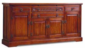 Tall Recessed Sideboard