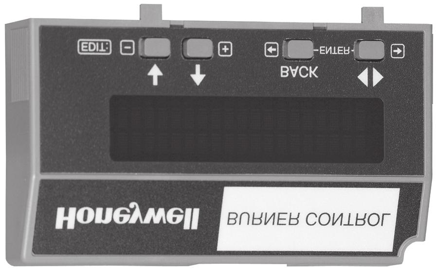 Fig. 9. S7800 Keyboard Display Module. M24165 Keyboard Functions The keyboard contains four push-buttons with separate functions (SCROLL-down, SCROLL-up, MODE, and CHANGE-LEVEL).