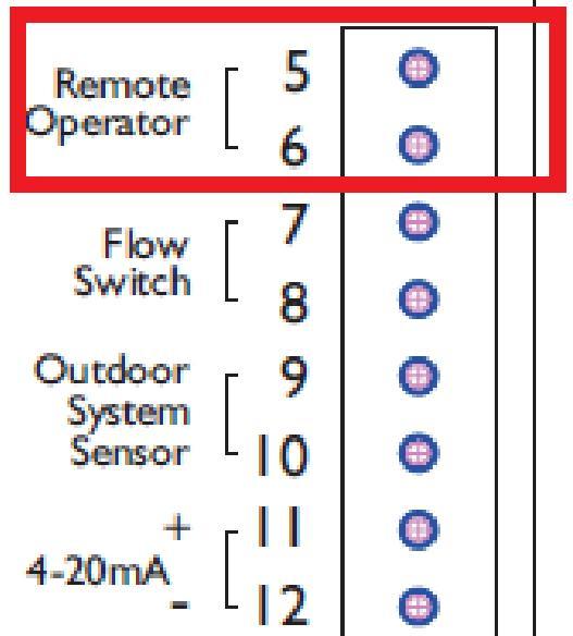 Modulation: System Sensor, Outdoor Reset Operation (Standalone) NOTE: Outdoor Reset Module (PN: W8735S1000) required.