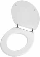 Wooden Toilet Seat - 455mm Butterfly Hinges Chrome