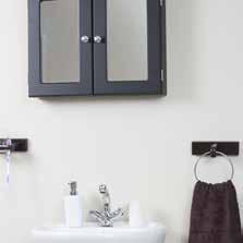 Cabinet 465 x 535mm 410 x 220mm 410 x 510mm ABS2799 6003398035436 Single Door Cabinet & Starter Set 450 x 280mm Includes: 1 door cabinet, toilet roll holder, towel ring, cloth peg, tooth-brush/cup