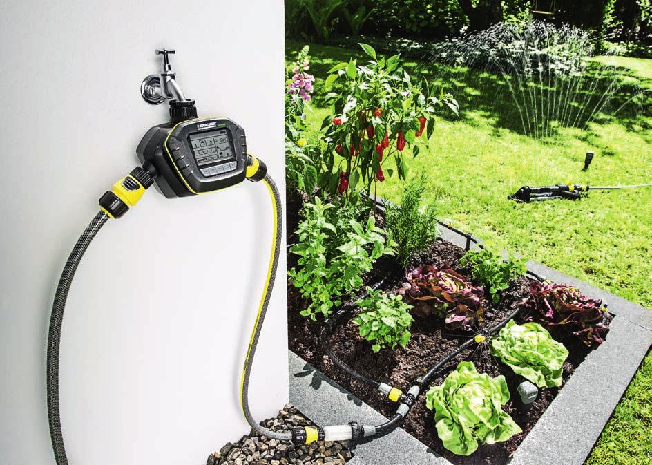 4 Step 4: Plan a watering control system. Watering with moisture-controlled water timer.