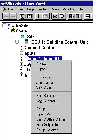 Screen Map Options Reference Page Status Section 3.1.1., Input Status. 16 Bypass Section 3.1.2., Input Bypass. 16 Setpoints Section 3.1.3., Input Setpoints. 17 Alarm Limits Section 3.1.4.