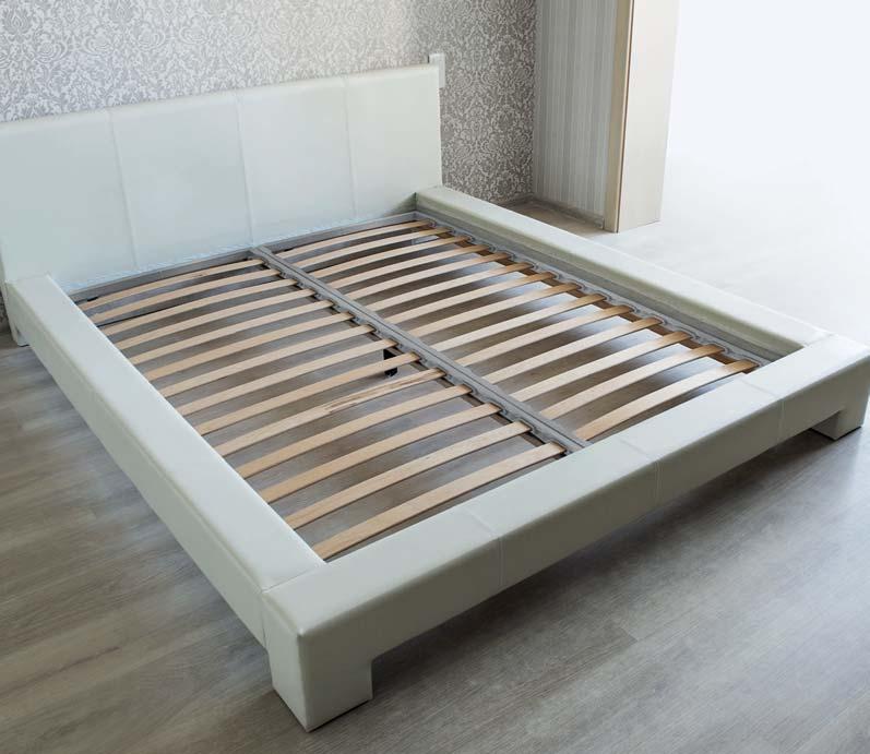 BED FRAMES BED FRAMES Sturdy and ergonomic This range of bed frames offers custom-sized bed bases A and Italian slats* Designer: Gianfranco Pessotto Engineered in Europe,