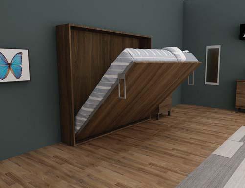MULTIFUNCTION, FOLDAWAY BED MECHANISMS CIELO Horizontal opening The dimensions shown in the