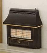 01): Gas room heaters Are primarily categorised according to the flue type: Open flue Gas fire, open flue, pre- 1980