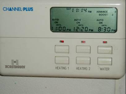 water to be on at the same time, or hot water alone, but not heating alone Zone control Allows separate programming and