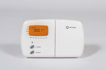 MYSON TOUCH - Programmable touch screen room thermostat The MYSON TOUCH range of programmable thermostats allow you to set different room temperatures for the morning, day, evening and night time.