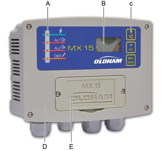 Chapter 2 Genaral Introduction Purpose of the controller The MX 15 measurement and alarm controller is intended for simple installations that do not require an electrical cabinet.