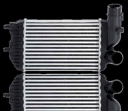 Intercooler Heat exchanger boosting air-charged engines The intercooler significantly improves the combustion process in turbo-charged systems, thus increasing the engine power effect.