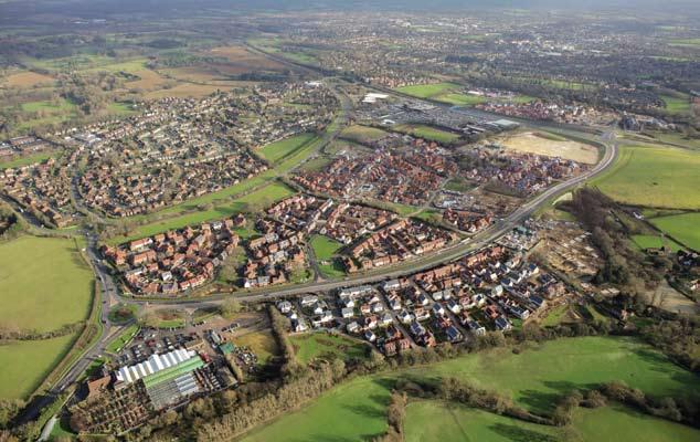 Wickhurst Green will ultimately comprise nearly 1,000 family homes of mixed-tenure, together with new sports pitches,