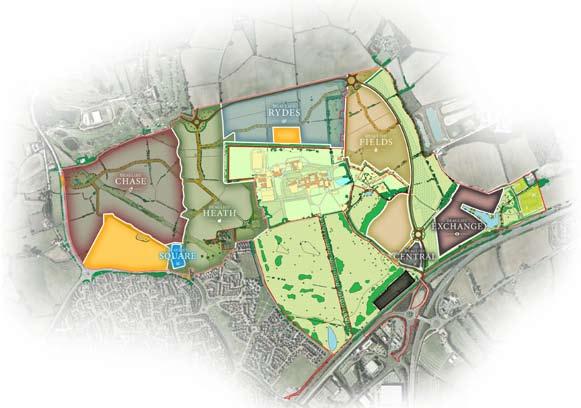 A130 Conceived as a sustainable urban extension for Chelmsford,